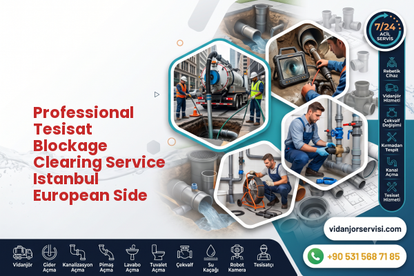 Professional Tesisat Blockage Clearing Service Istanbul European Side
