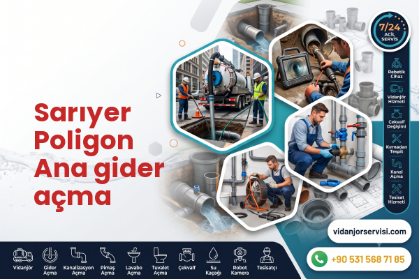 Sarıyer Poligon Ana gider açma